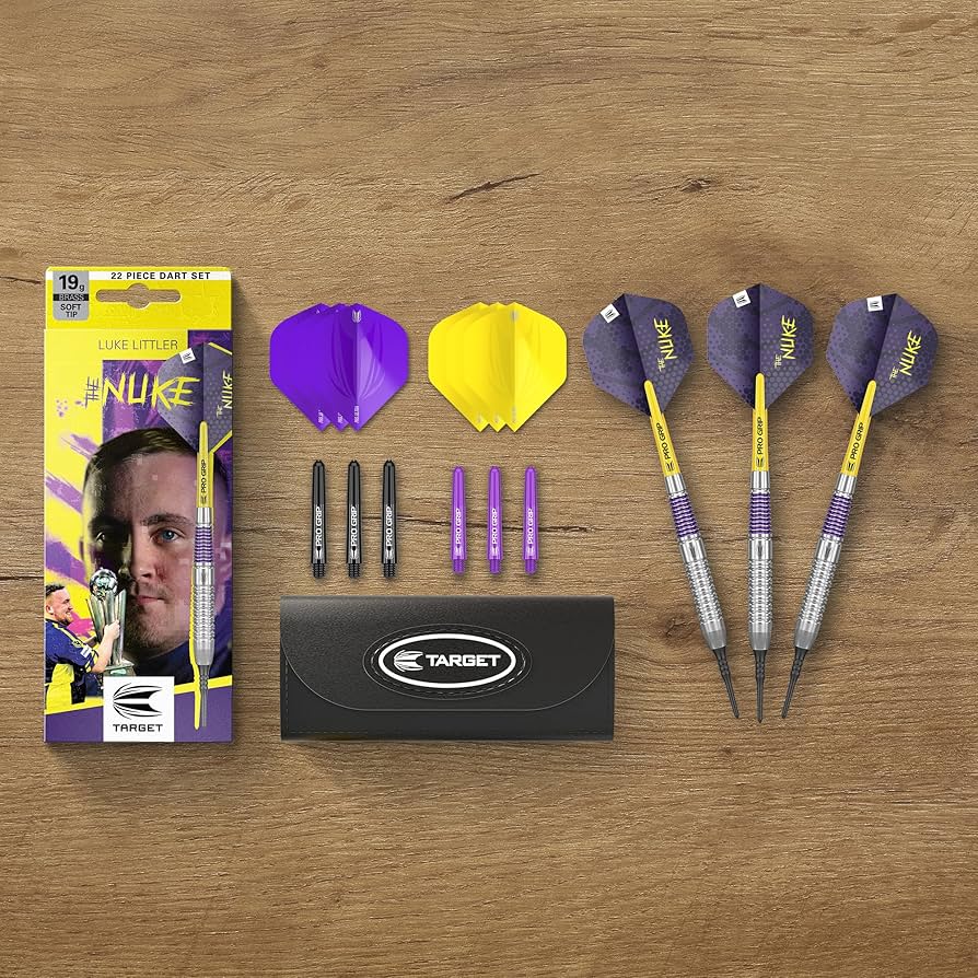 Amazon.com: Target Darts Luke Littler Brass Soft Tip Darts Set Amazon.com: Target Darts Luke Littler Brass Soft Tip Darts Set